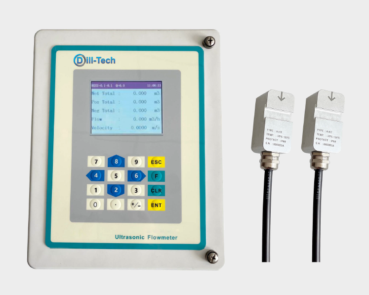 Wall Mounted Clamp-on Ultrasonic Flowmeter